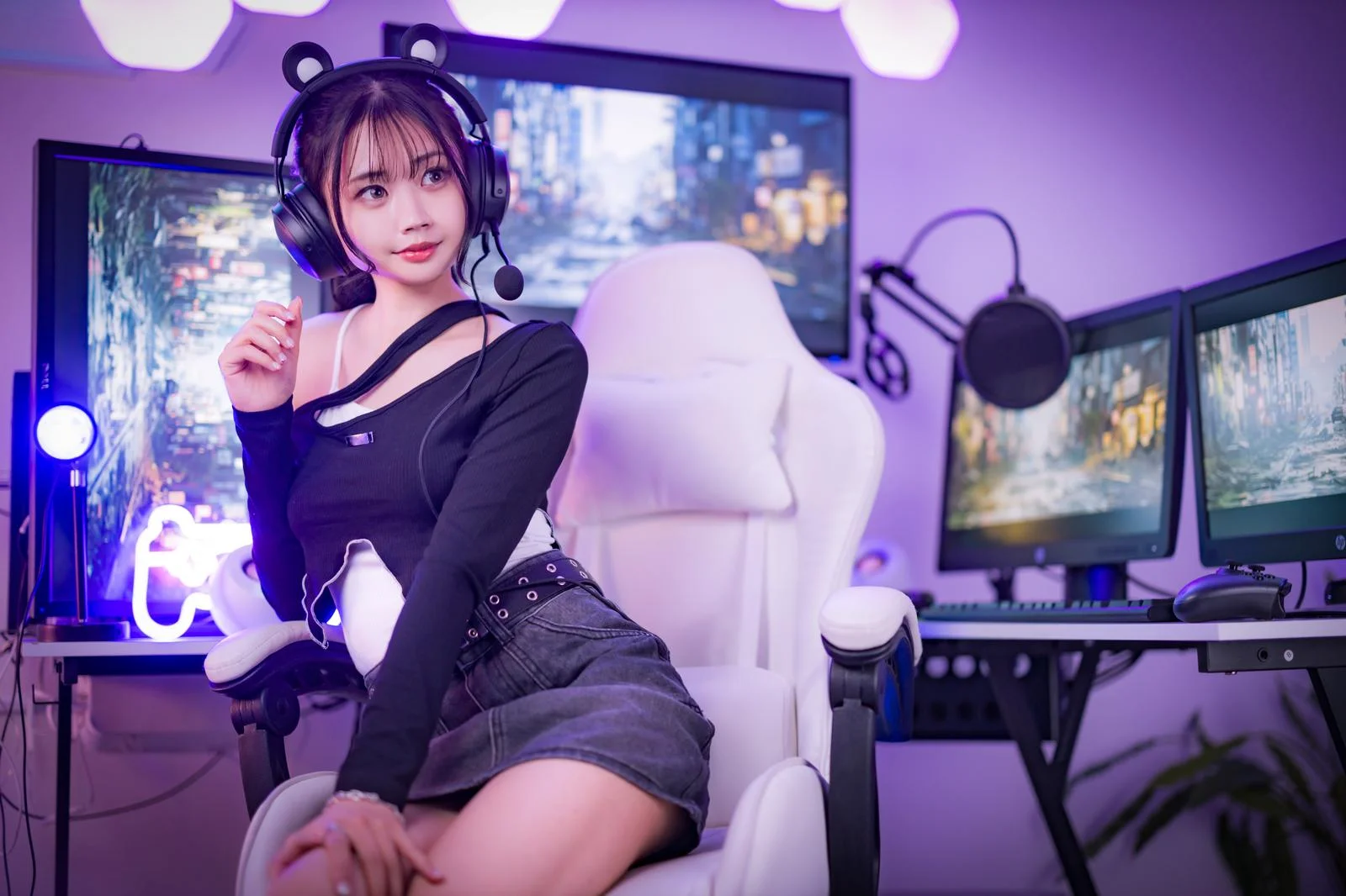 配信ブースで配信する Accompany プロデューサー
